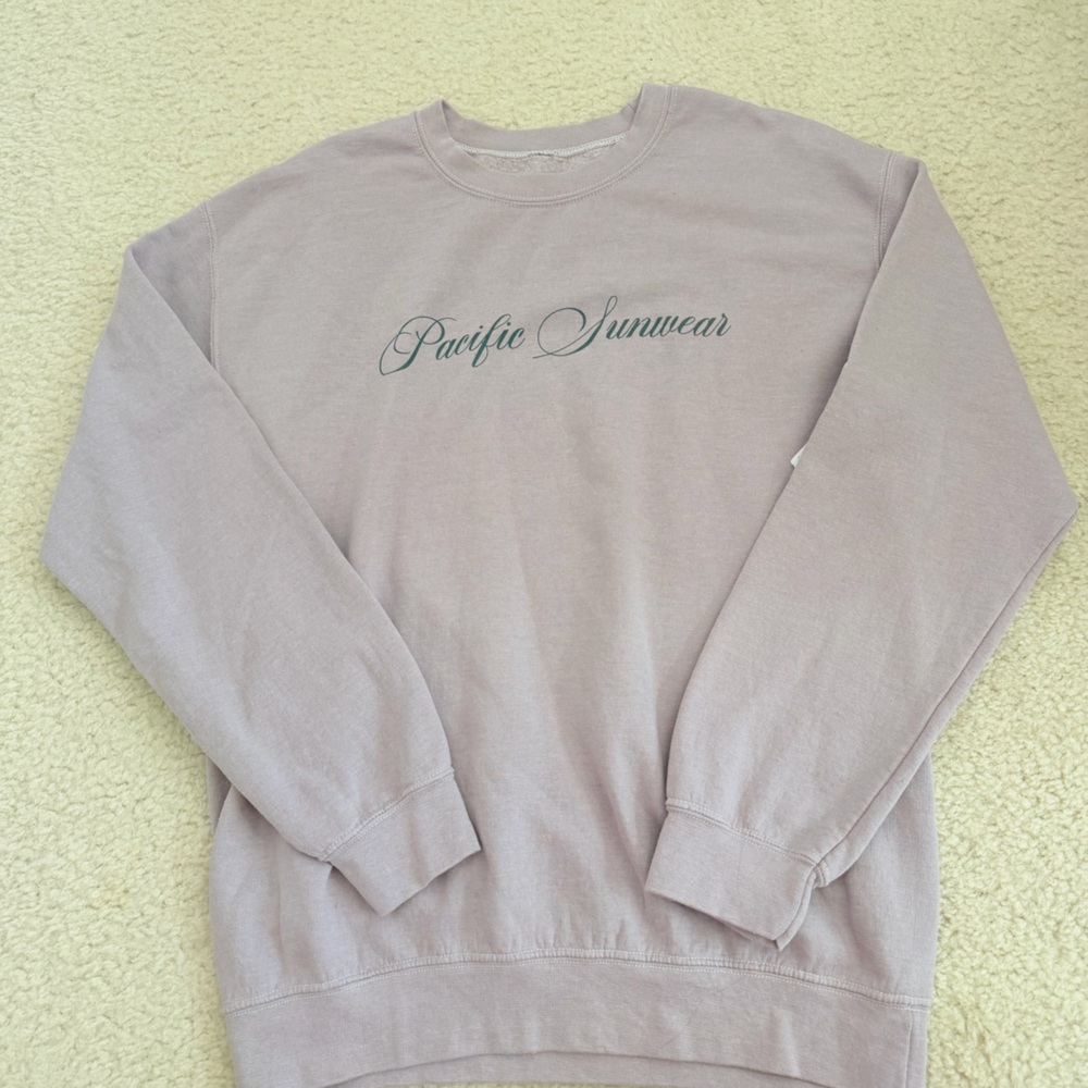 Pacific Sunwear Dusty Lavender Crewneck Sweatshirt
